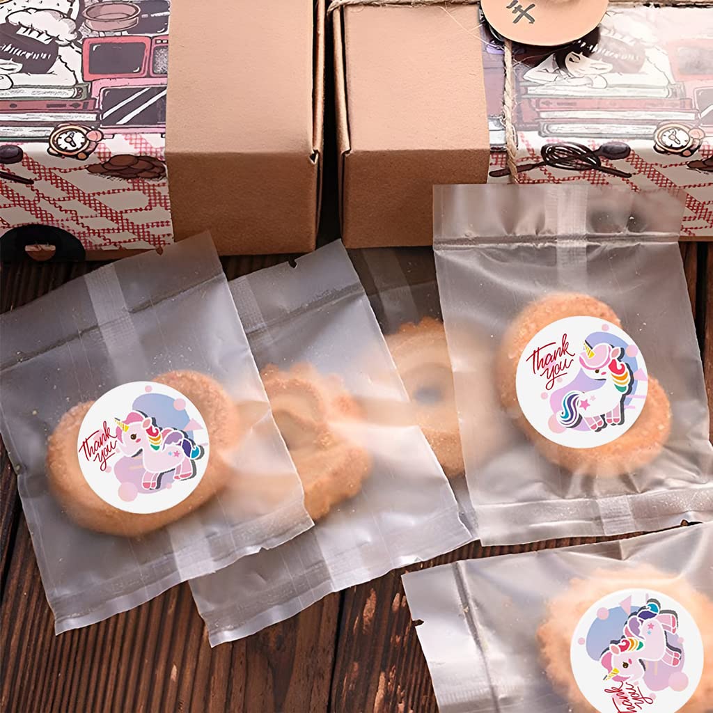 HASTHIP PVC Fantasy Unicorn 4 Different Design Thank Baking Decoration Stickers Label DIY Handmade Gifts Decoration Exchange Gifts Envelope Sealing Stickers -500 Sheets HASTHIP PVC Fantasy Unicorn 4 Different Design Thank Baking Decoration Stickers Label DIY Handmade Gifts Decoration Exchange Gifts Envelope Sealing Stickers -500 Sheets